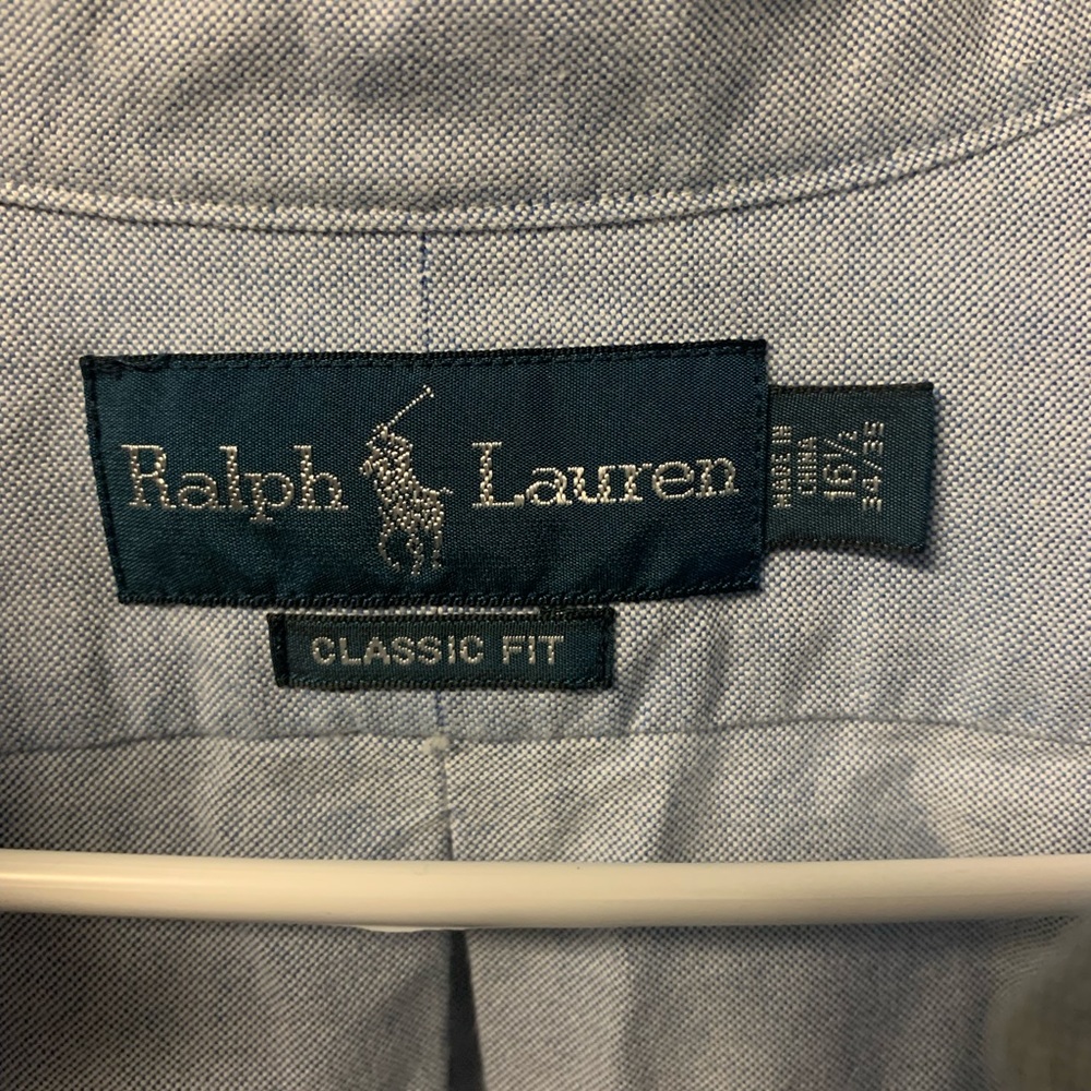 Ralph Lauren Classic Fit 16 1/2 Button Front Shirt
